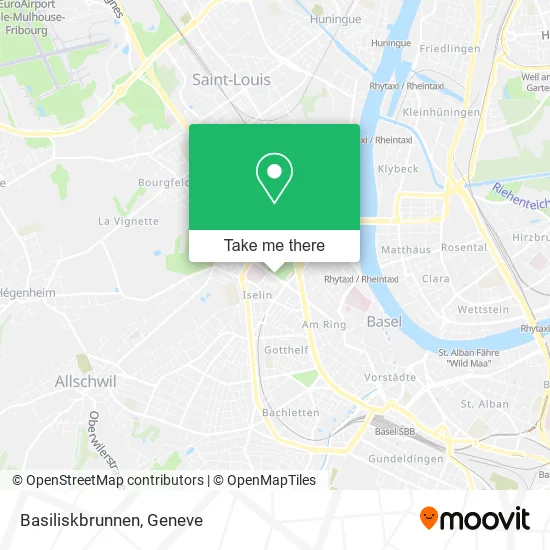 Basiliskbrunnen map