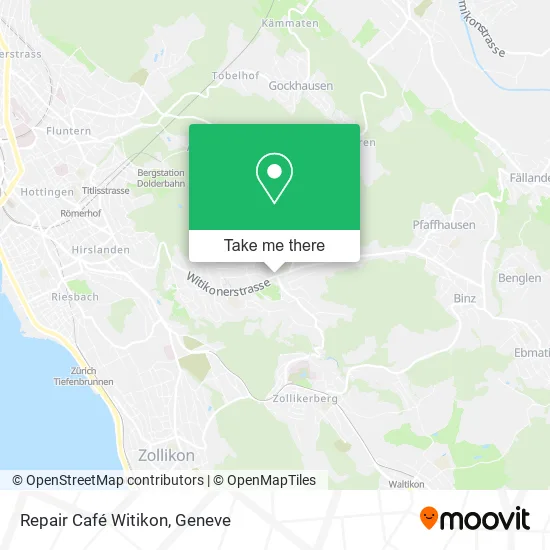 Repair Café Witikon map