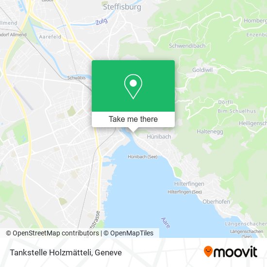 Tankstelle Holzmätteli map