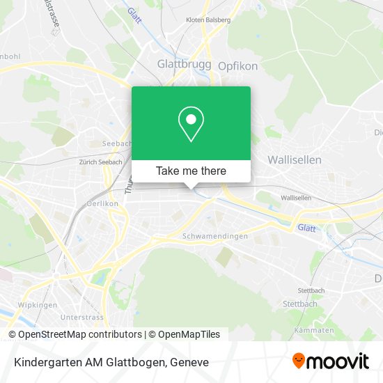 Kindergarten AM Glattbogen map