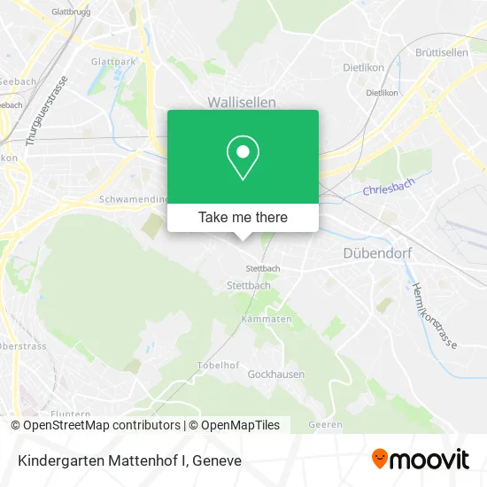 Kindergarten Mattenhof I map