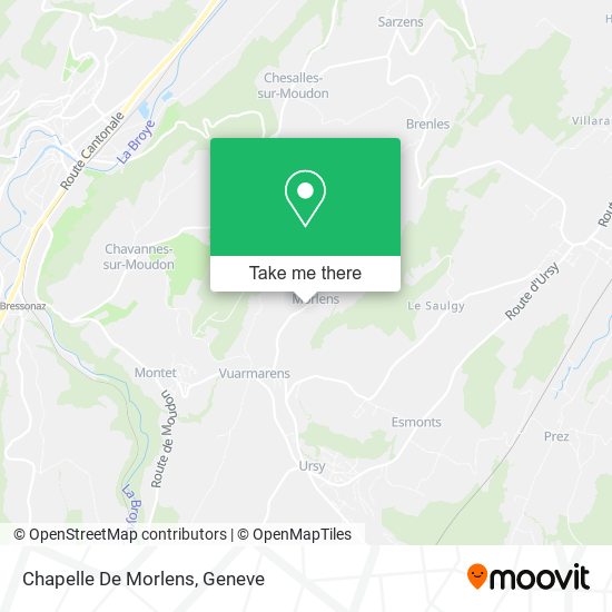 Chapelle De Morlens map