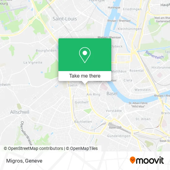 Migros map