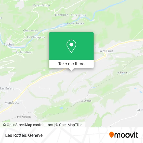 Les Rottes map