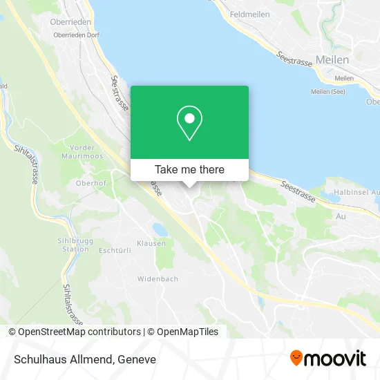 Schulhaus Allmend map