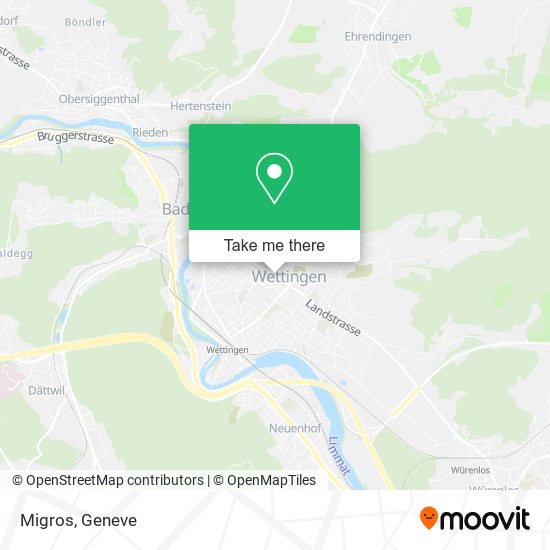 Migros map