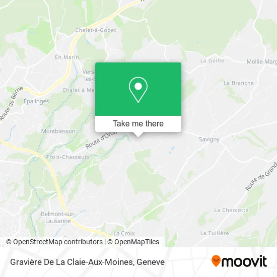 Gravière De La Claie-Aux-Moines map