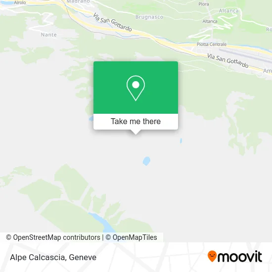 Alpe Calcascia map