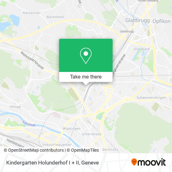 Kindergarten Holunderhof I + II map