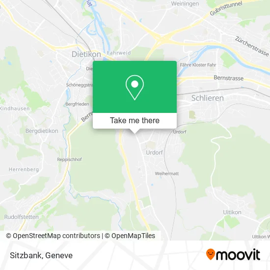 Sitzbank map