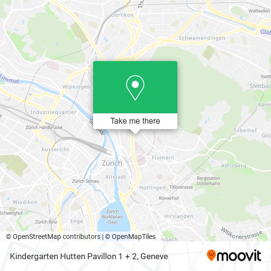 Kindergarten Hutten Pavillon 1 + 2 map