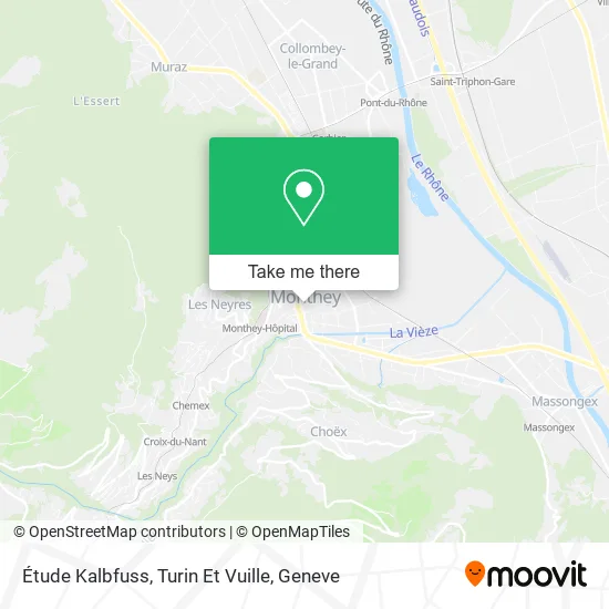 Étude Kalbfuss, Turin Et Vuille plan