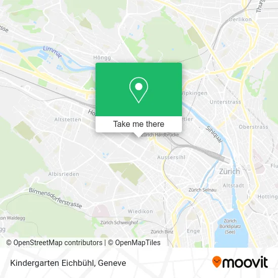 Kindergarten Eichbühl map