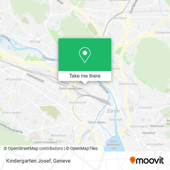 Kindergarten Josef map