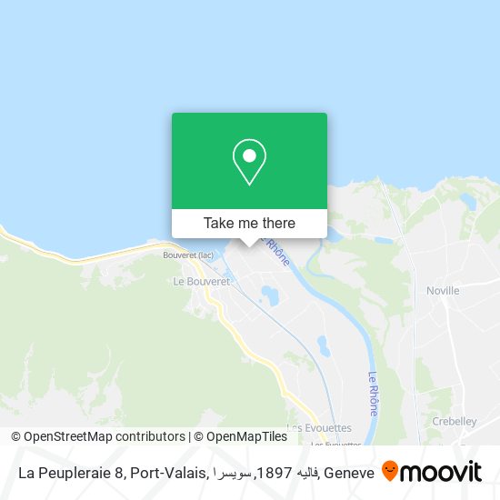 La Peupleraie 8, Port-Valais, فاليه 1897, سويسرا map