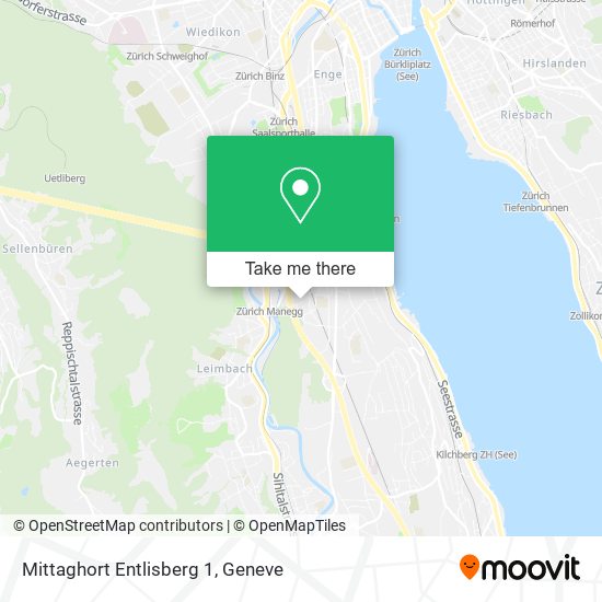 Mittaghort Entlisberg 1 map