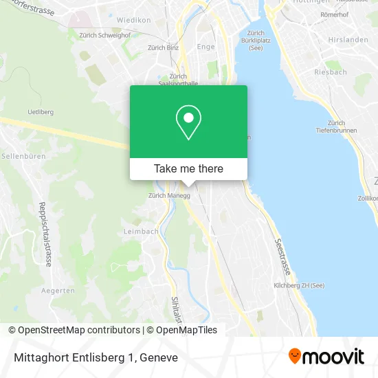 Mittaghort Entlisberg 1 map
