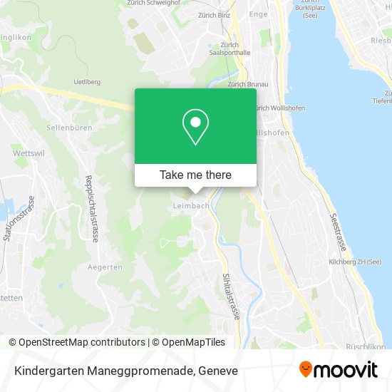 Kindergarten Maneggpromenade map