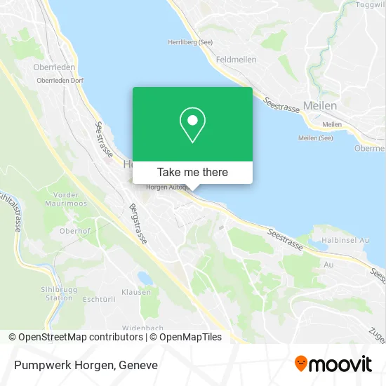 Pumpwerk Horgen map