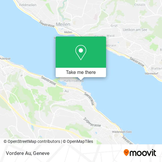 Vordere Au map