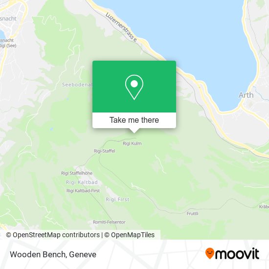 Wooden Bench map
