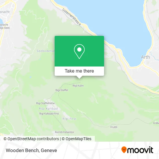 Wooden Bench map