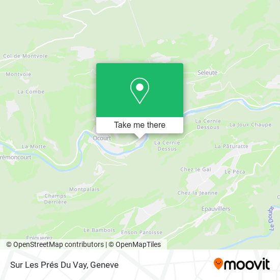 Sur Les Prés Du Vay map