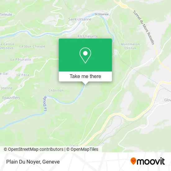 Plain Du Noyer map