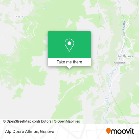 Alp Obere Allmen map