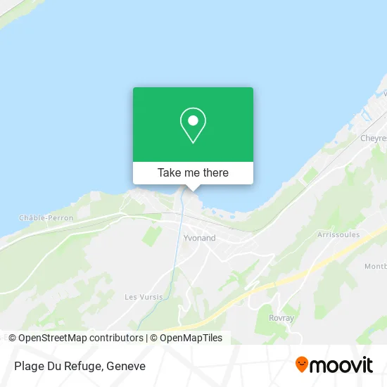Plage Du Refuge map