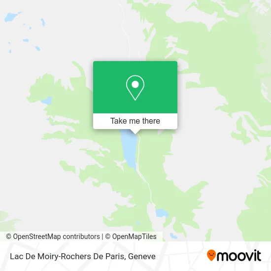 Lac De Moiry-Rochers De Paris map