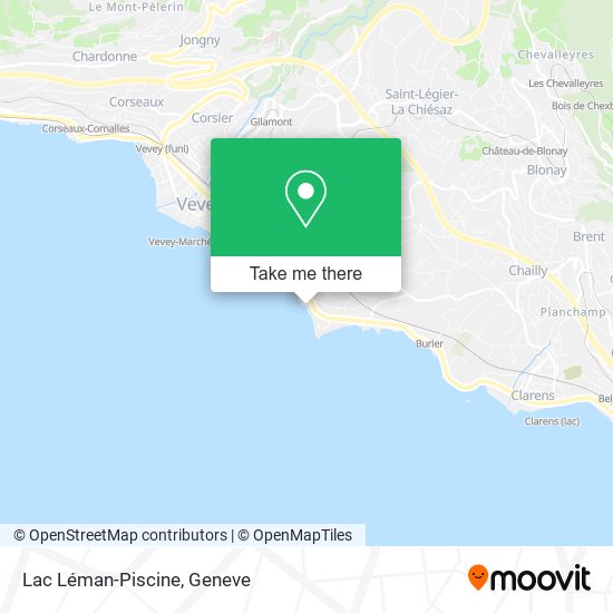 Lac Léman-Piscine map
