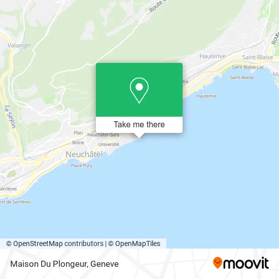 Maison Du Plongeur map