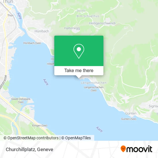 Churchillplatz map