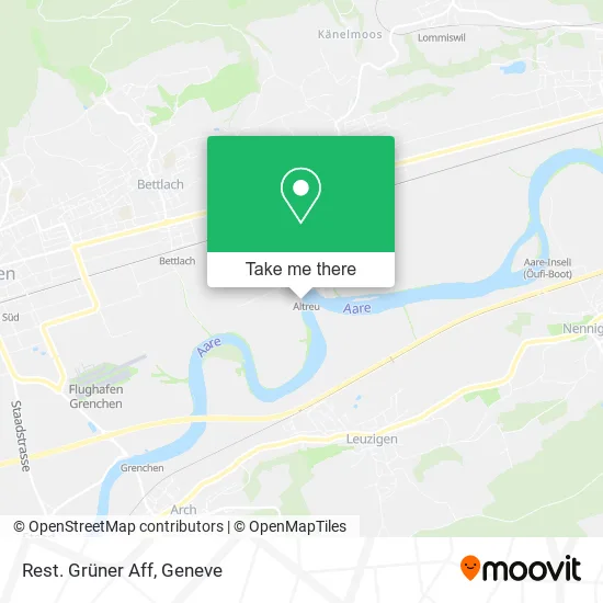 Rest. Grüner Aff map