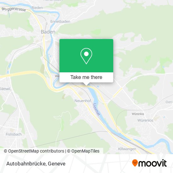 Autobahnbrücke map