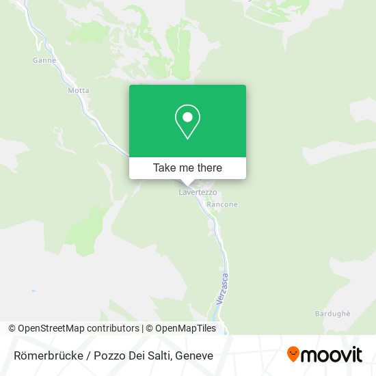 Römerbrücke / Pozzo Dei Salti map