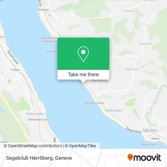 Segelclub Herrliberg map