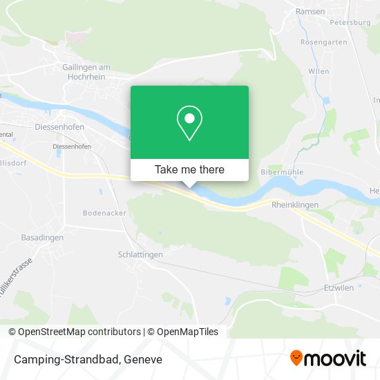 Camping-Strandbad map