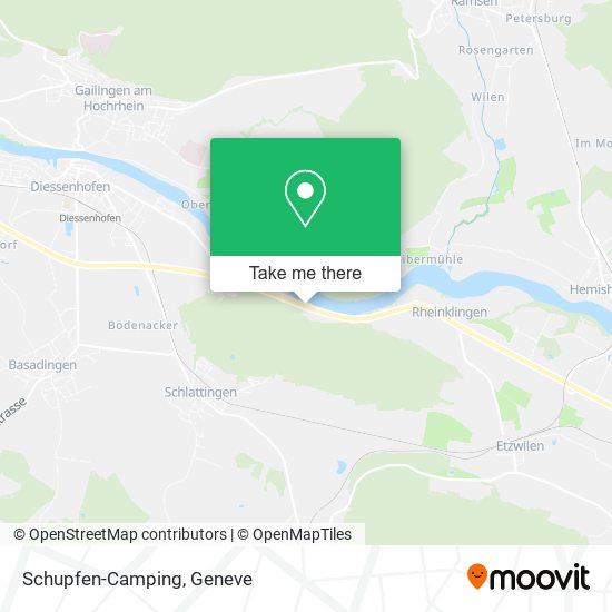 Schupfen-Camping map