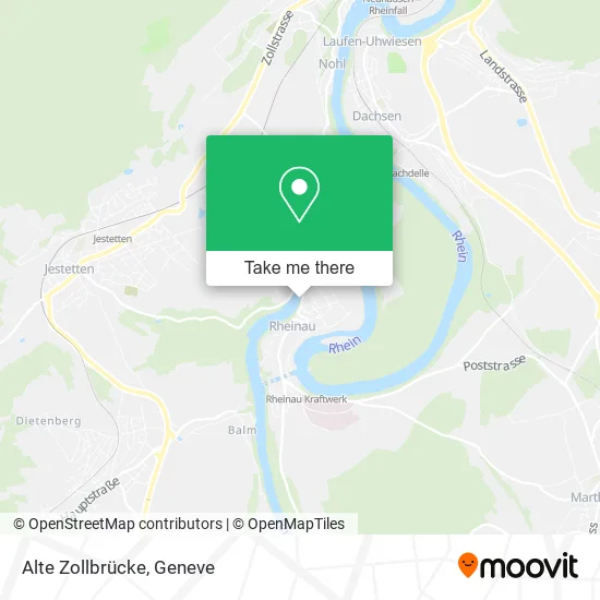 Alte Zollbrücke map