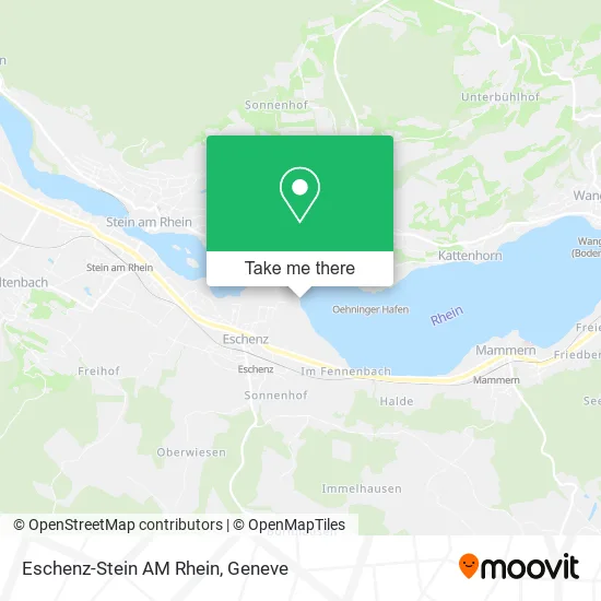 Eschenz-Stein AM Rhein map