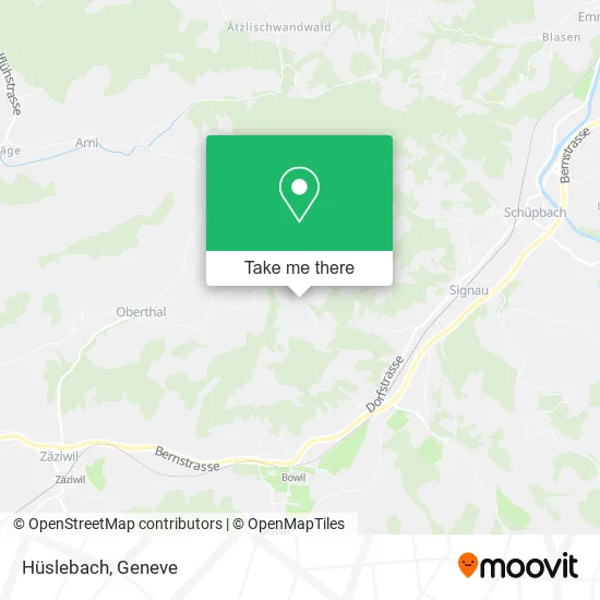 Hüslebach map