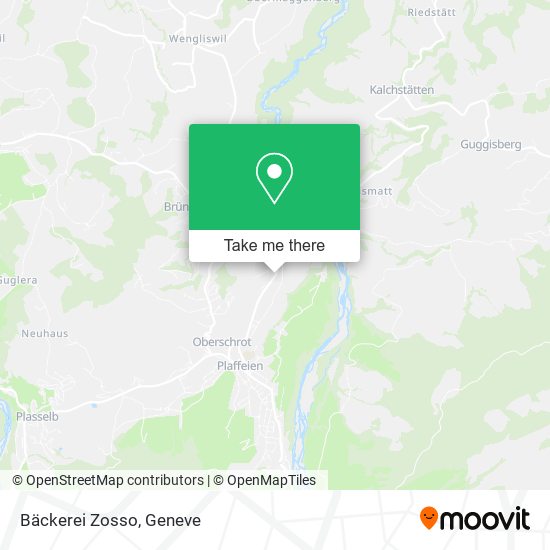 Bäckerei Zosso map