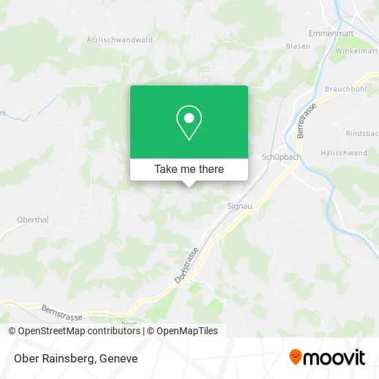 Ober Rainsberg map