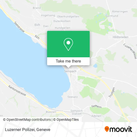 Luzerner Polizei map