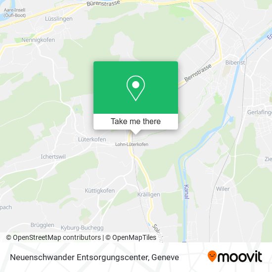 Neuenschwander Entsorgungscenter map