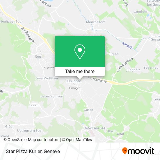 Star Pizza Kurier map