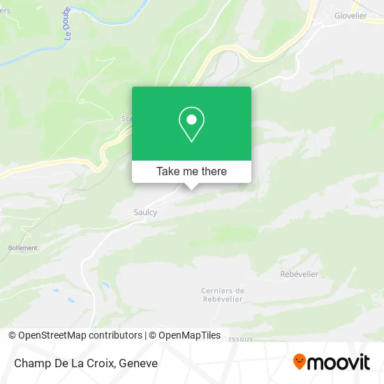 Champ De La Croix map
