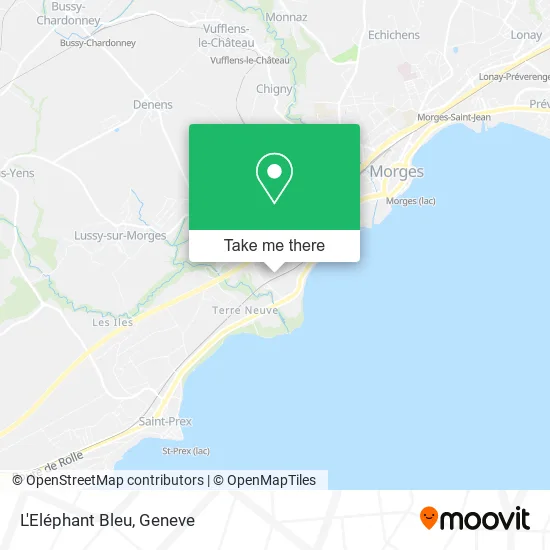 L'Eléphant Bleu map